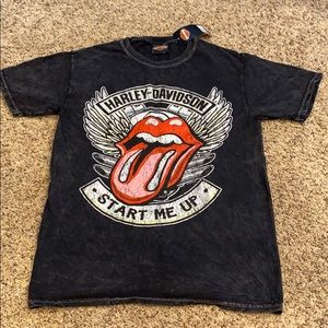 NWT Rolling Stones Harley Davidson Shirt - Small